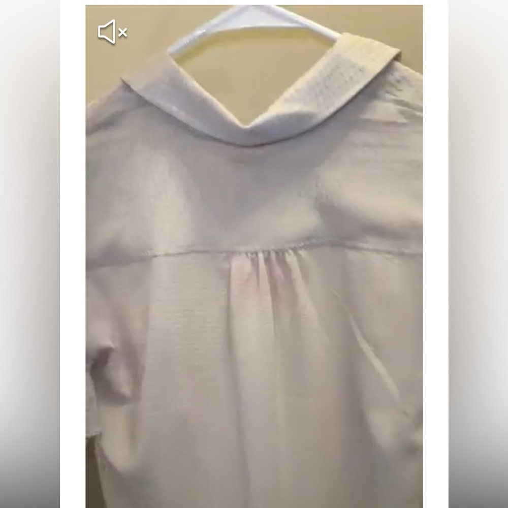 Max Studio Beige Button-Down Shirt - image 2